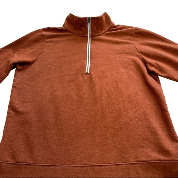Eddie Bauer Long-Sleeve 1/4-Zip Camp Fleece Sweatshirt - Size Medium - Picture 4 of 12